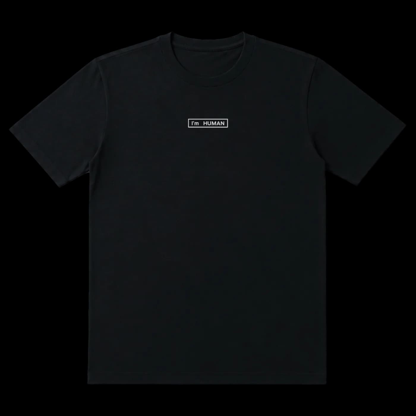 I'm HUMAN T-SHIRT / BLACK